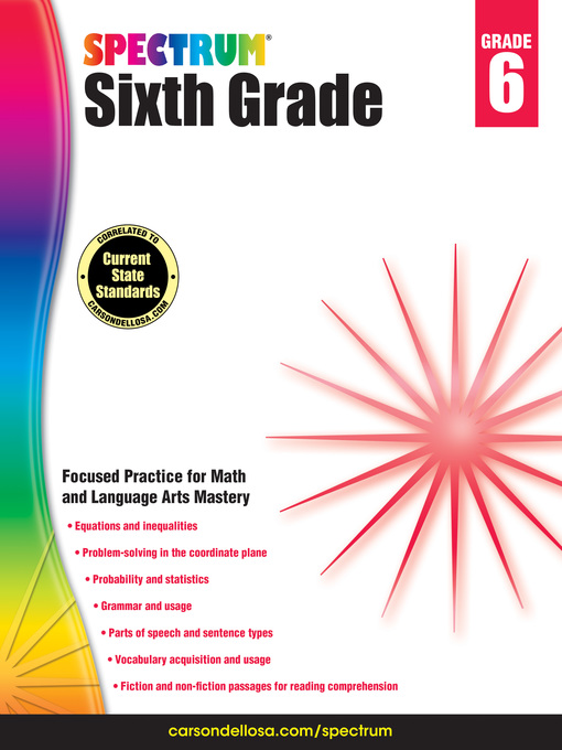 Title details for Spectrum Grade 6 by Spectrum - Available